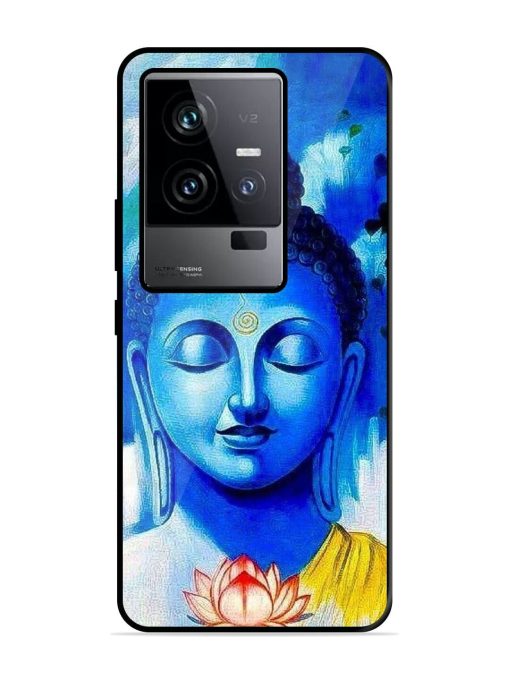 Serene Buddha With Lotus Glossy Soft Edge Case for Iqoo 11 (5G) Chachhi