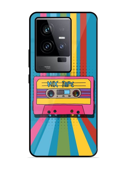 Retro Cassette Tapes Glossy Soft Edge Case for Iqoo 11 (5G) Chachhi