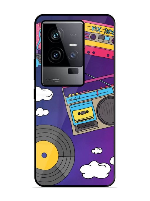 Retro Vibes Glossy Soft Edge Case for Iqoo 11 (5G) Chachhi