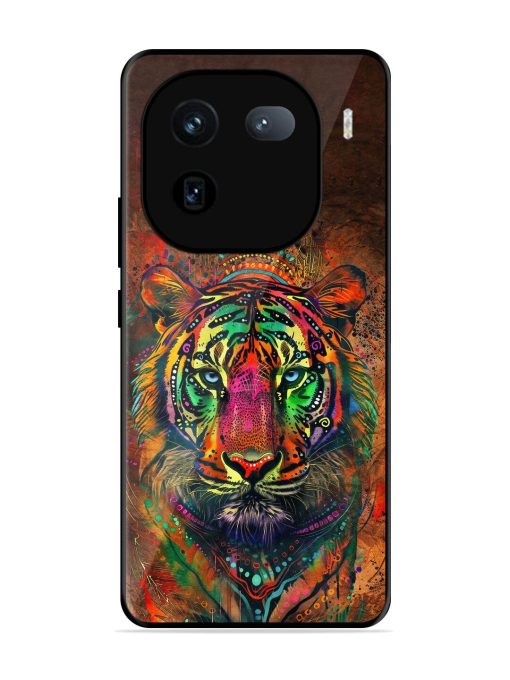 Cosmic Tiger Glossy Soft Edge Case for Iqoo 12 (5G) Chachhi