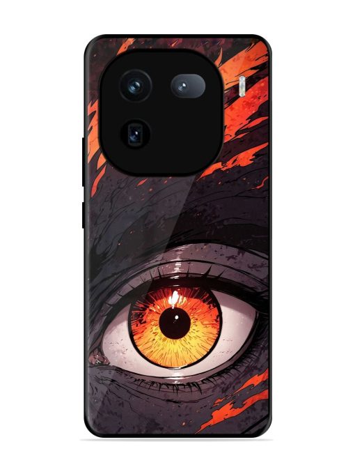 Inferno Gaze Glossy Soft Edge Case for Iqoo 12 (5G) Chachhi