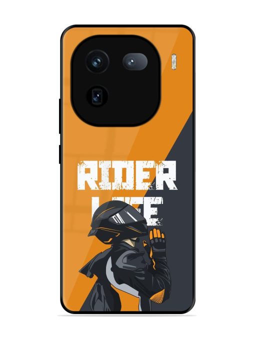 Ride Never Ends Glossy Soft Edge Case for Iqoo 12 (5G) Chachhi