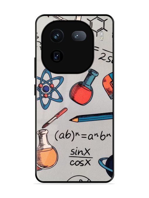 Science Doodle Glossy Soft Edge Case for Iqoo 12 (5G) Chachhi