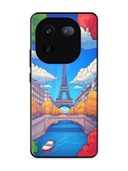 Parisian Panorama Glossy Soft Edge Case for Iqoo 12 (5G) Chachhi