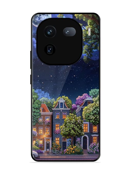 Moonlit Streets Glossy Soft Edge Case for Iqoo 12 (5G) Chachhi