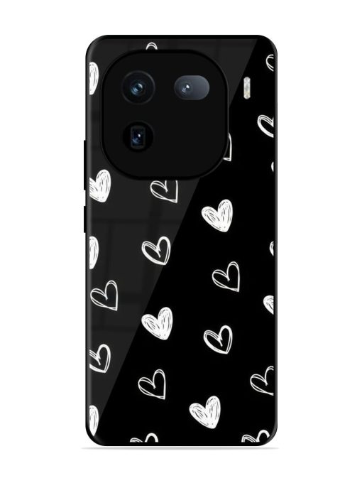 Scattered Hearts Glossy Soft Edge Case for Iqoo 12 (5G) Chachhi