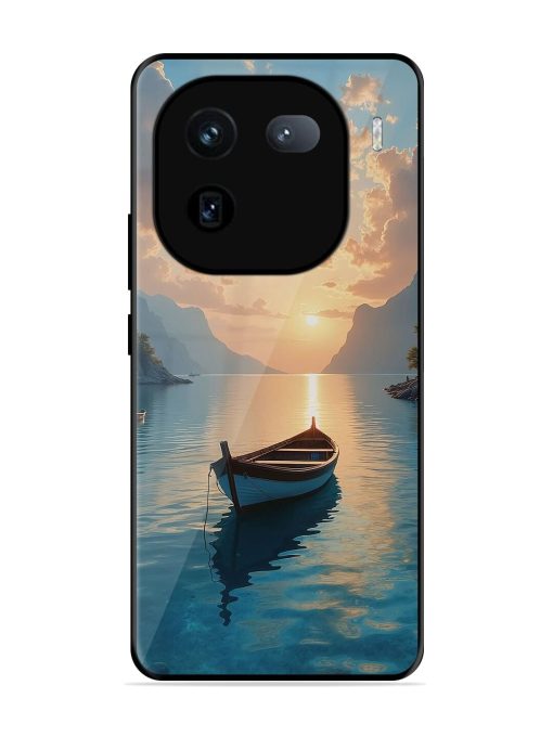 Serene Sunset Glossy Soft Edge Case for Iqoo 12 (5G) Chachhi