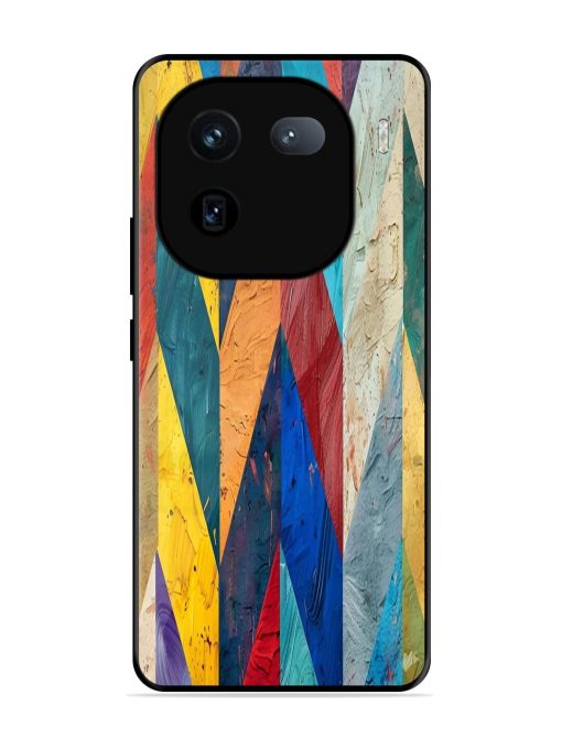 Abstract Tapestry Glossy Soft Edge Case for Iqoo 12 (5G) Chachhi