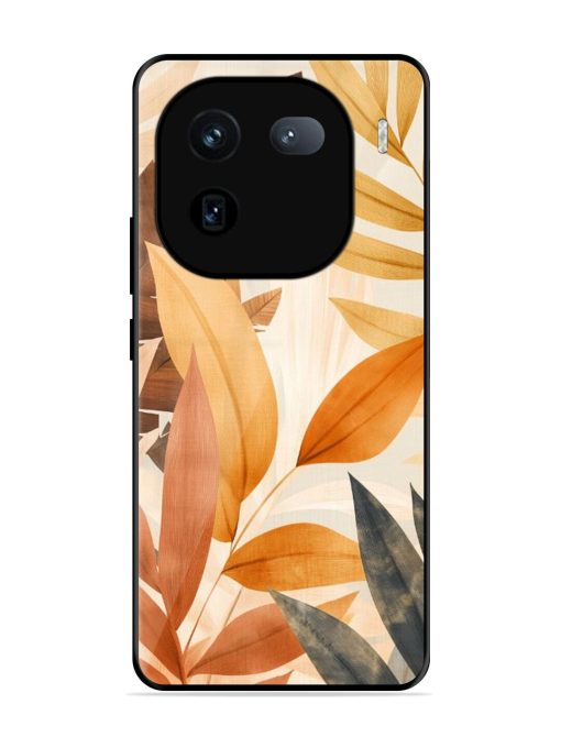 Earthy Elegance Glossy Soft Edge Case for Iqoo 12 (5G)