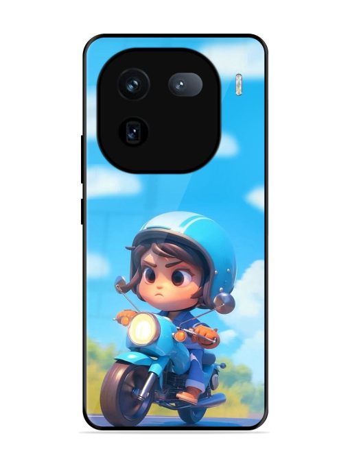 Little Rider Glossy Soft Edge Case for Iqoo 12 (5G) Chachhi