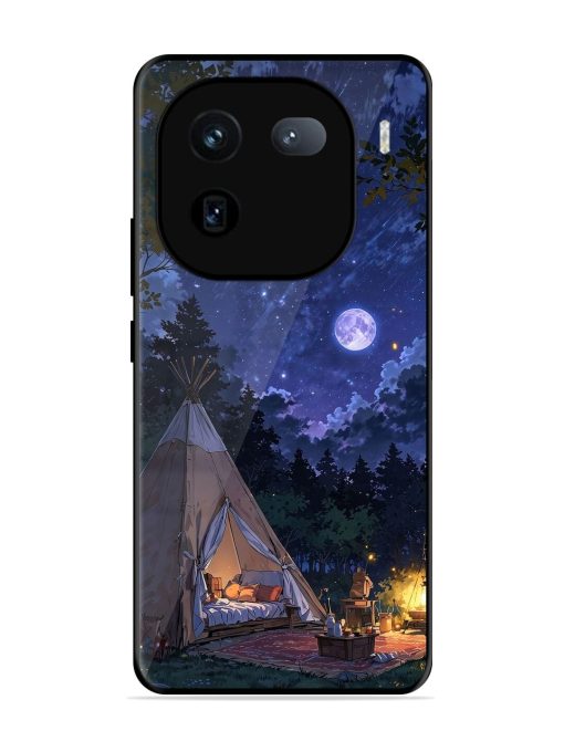 Moonlight Camping Glossy Soft Edge Case for Iqoo 12 (5G) Chachhi