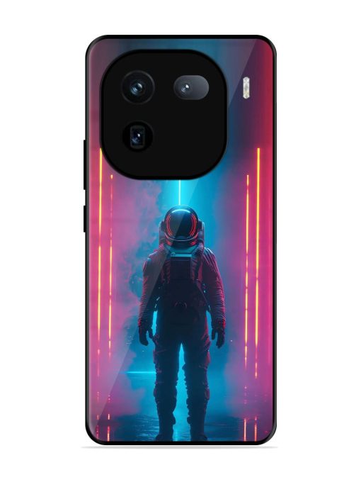 Neon Astronaut Glossy Soft Edge Case for Iqoo 12 (5G) Chachhi