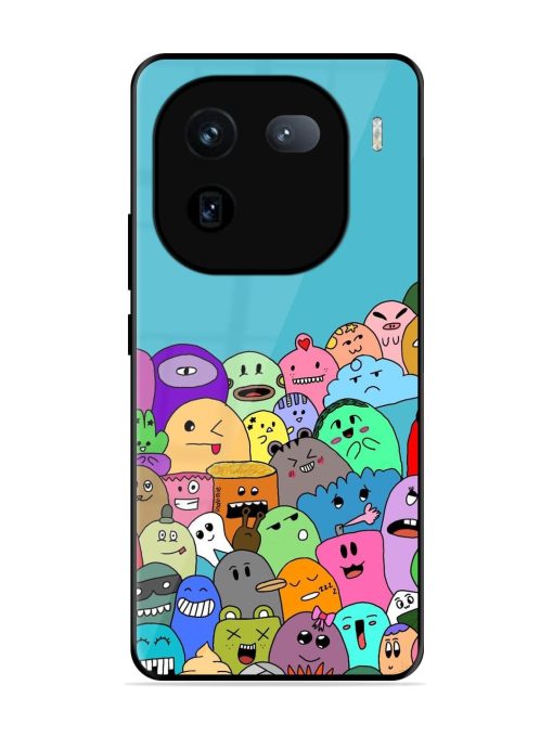 Monster Mash Glossy Soft Edge Case for Iqoo 12 (5G) Chachhi