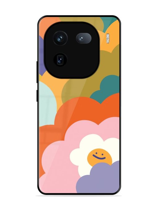 Happy Flower Power Glossy Soft Edge Case for Iqoo 12 (5G)