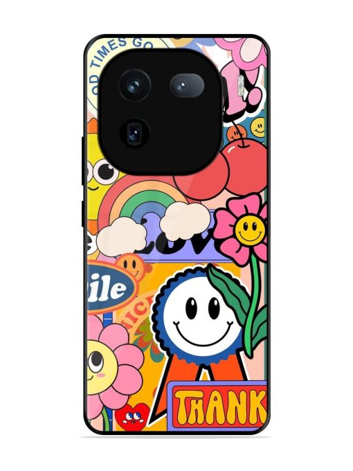 Good Times Good Vibes Glossy Soft Edge Case for Iqoo 12 (5G) Chachhi