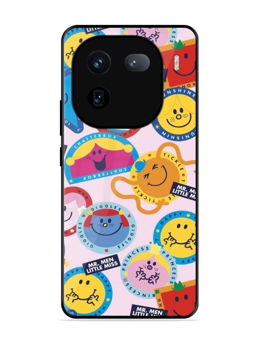 Whimsical Mr. Men & Little Miss Glossy Soft Edge Case for Iqoo 12 (5G) Chachhi