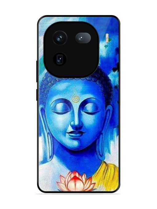 Serene Buddha With Lotus Glossy Soft Edge Case for Iqoo 12 (5G) Chachhi