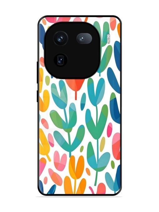 Rainbow Of Blooms Glossy Soft Edge Case for Iqoo 12 (5G) Chachhi