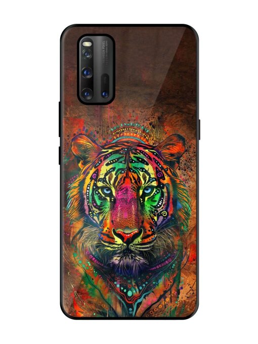 Cosmic Tiger Glossy Soft Edge Case for Iqoo 3 Chachhi