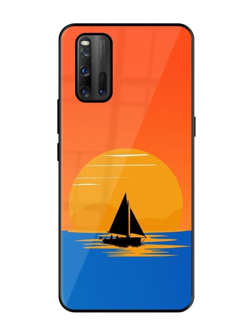 Sunset Sail Glossy Soft Edge Case for Iqoo 3 Chachhi