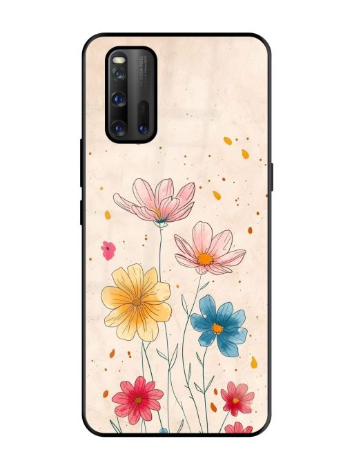 Delicate Bloom Glossy Soft Edge Case for Iqoo 3 Chachhi