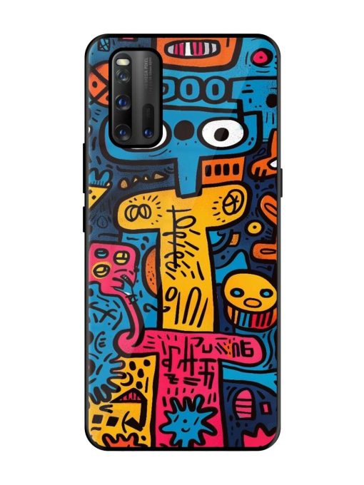 Doodletopia Glossy Soft Edge Case for Iqoo 3 Chachhi