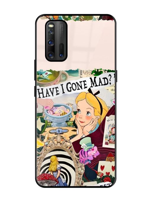 Mad Hatter'S Collage Glossy Soft Edge Case for Iqoo 3 Chachhi