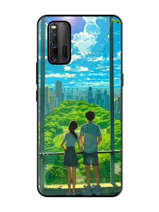 Cyberpunk Dreamscape Glossy Soft Edge Case for Iqoo 3 Chachhi