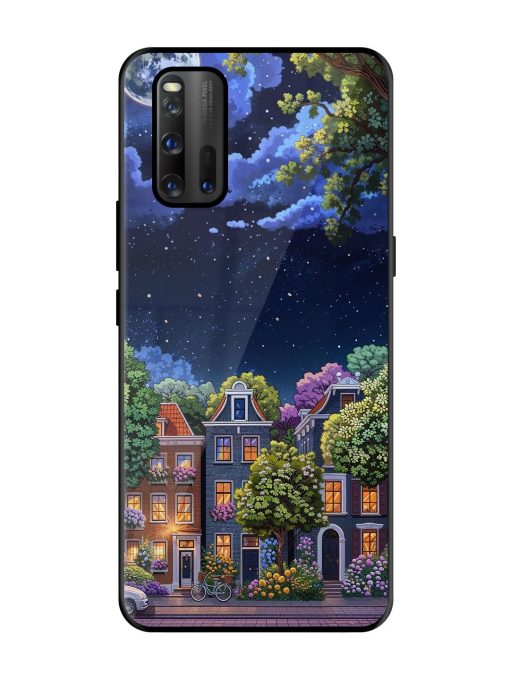 Moonlit Streets Glossy Soft Edge Case for Iqoo 3 Chachhi