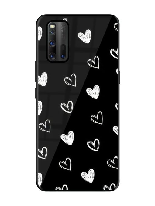 Scattered Hearts Glossy Soft Edge Case for Iqoo 3 Chachhi