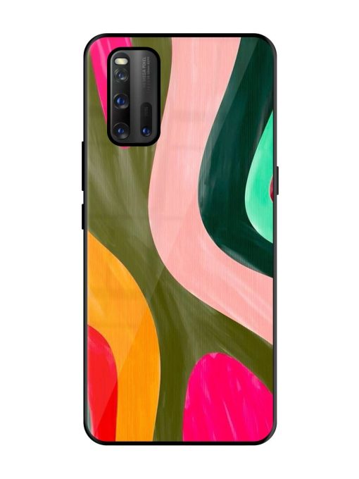 Wavy Wonder Glossy Soft Edge Case for Iqoo 3 Chachhi