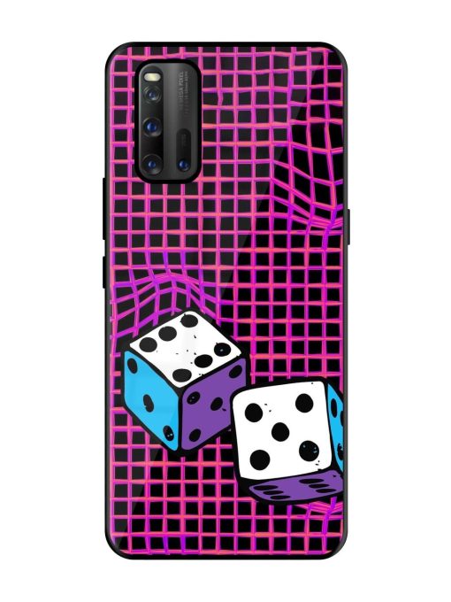 Glitched Dice Glossy Soft Edge Case for Iqoo 3 Chachhi