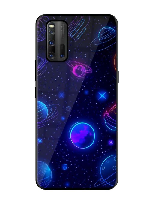 Neon Cosmos Glossy Soft Edge Case for Iqoo 3 Chachhi