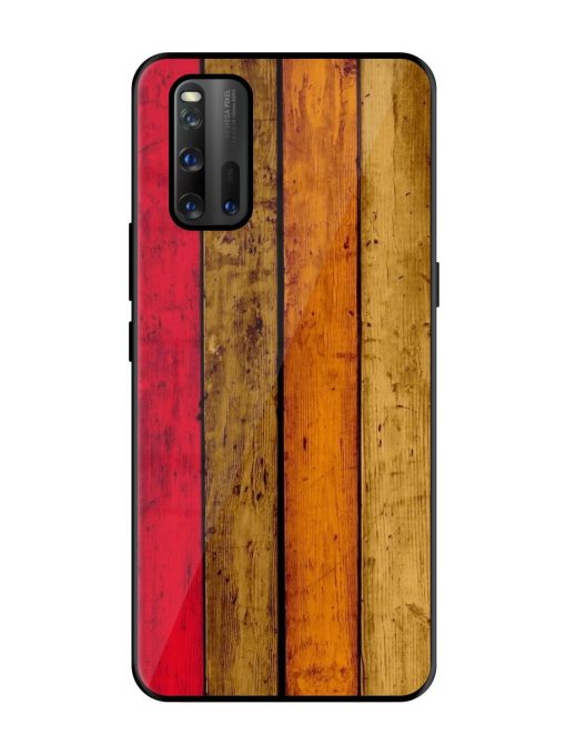 Colorful Woodgrain Glossy Soft Edge Case for Iqoo 3 Chachhi