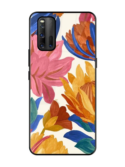 Blooming Tapestry Glossy Soft Edge Case for Iqoo 3 Chachhi