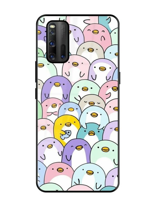 Penguin Party Glossy Soft Edge Case for Iqoo 3 Chachhi