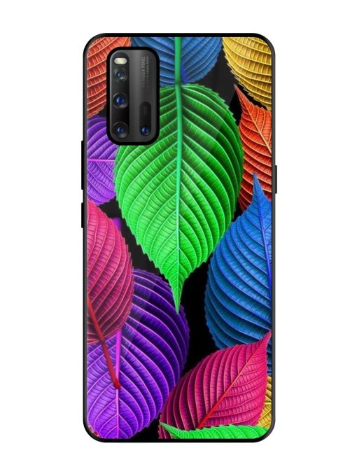 Rainbow Leaf Symphony Glossy Soft Edge Case for Iqoo 3 Chachhi