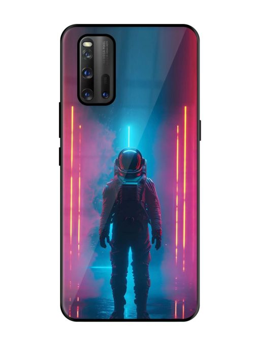 Neon Astronaut Glossy Soft Edge Case for Iqoo 3 Chachhi