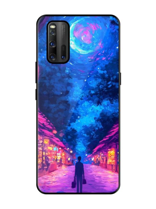 Neon Nightscape Glossy Soft Edge Case for Iqoo 3 Chachhi