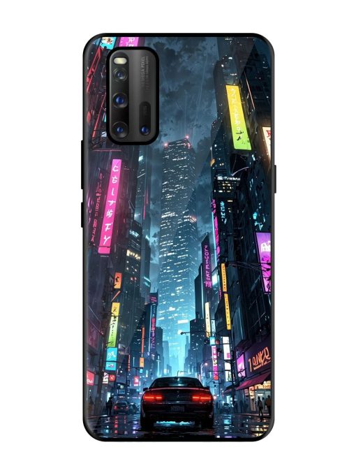 Neon Nightscape Glossy Soft Edge Case for Iqoo 3 Chachhi