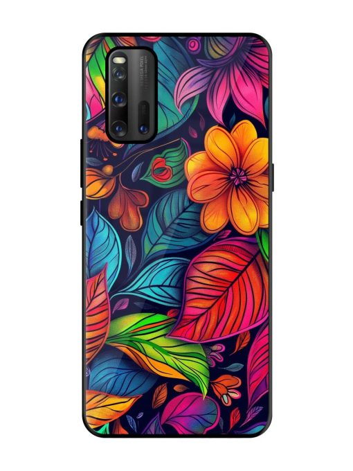 Rainbow Of Blooms Glossy Soft Edge Case for Iqoo 3