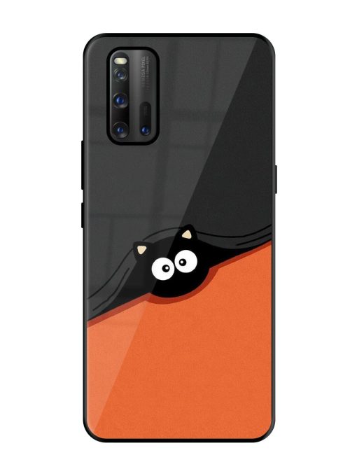 Peek-A-Boo Kitty Glossy Soft Edge Case for Iqoo 3 Chachhi