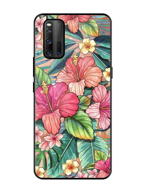 Tropical Tapestry Glossy Soft Edge Case for Iqoo 3 Chachhi