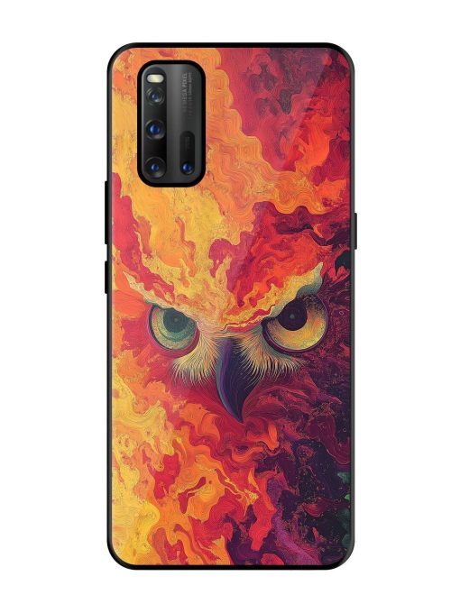 Fiery Owl Glossy Soft Edge Case for Iqoo 3 Chachhi