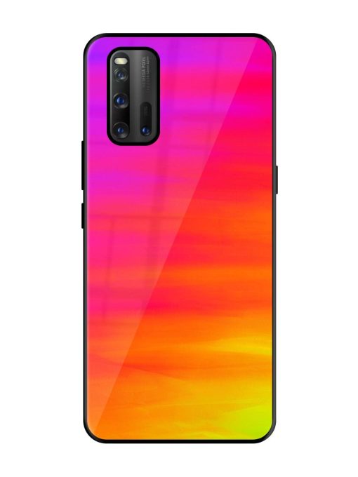 Neon Horizon Glossy Soft Edge Case for Iqoo 3 Chachhi