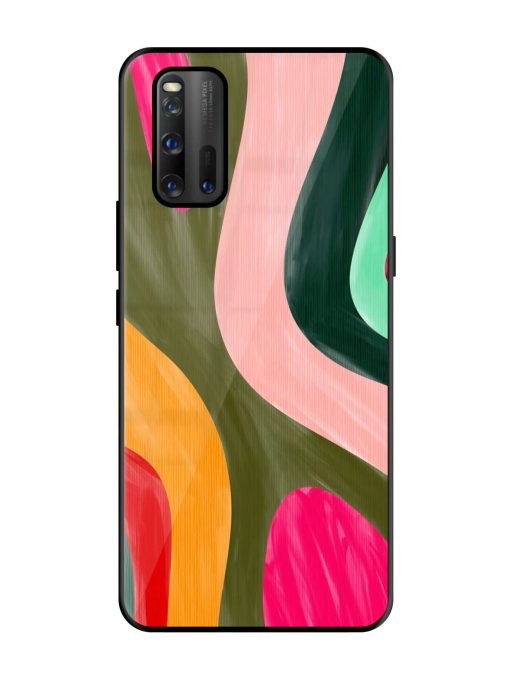 Wavy Wonderland Glossy Soft Edge Case for Iqoo 3 Chachhi