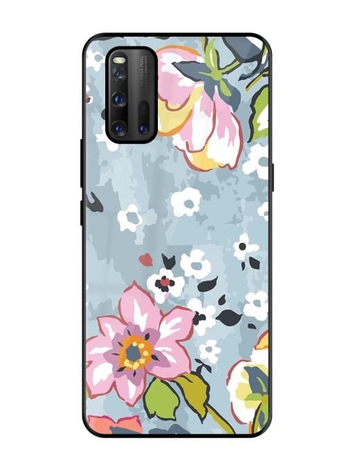 Floral Fantasy Glossy Soft Edge Case for Iqoo 3 Chachhi