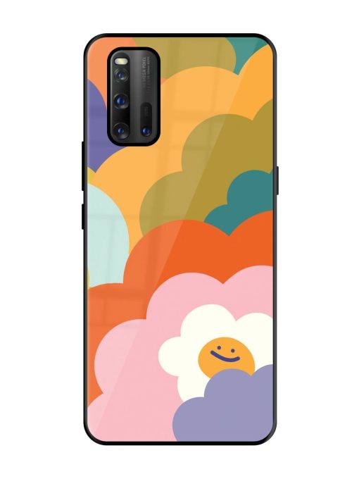 Happy Flower Power Glossy Soft Edge Case for Iqoo 3 Chachhi