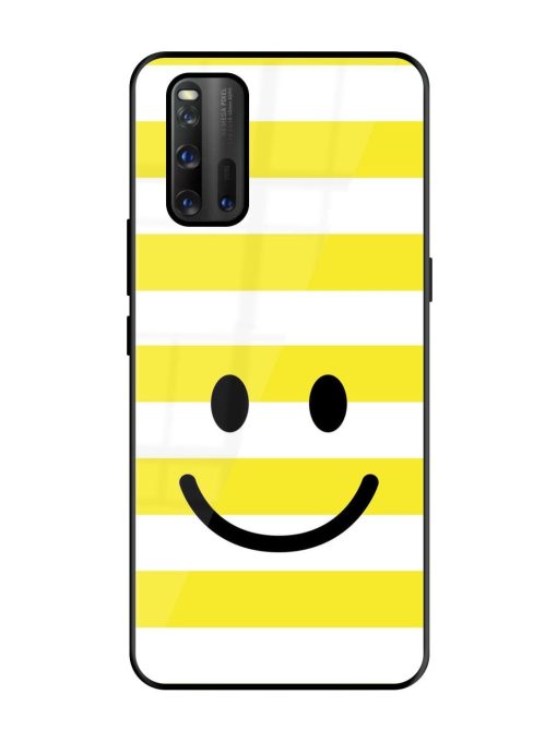 Smiling Stripes Glossy Soft Edge Case for Iqoo 3 Chachhi