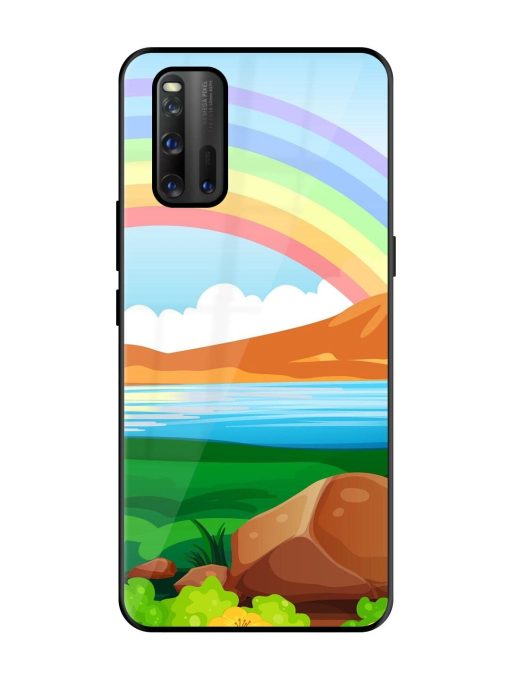 Rainbow Over The Lake Glossy Soft Edge Case for Iqoo 3 Chachhi